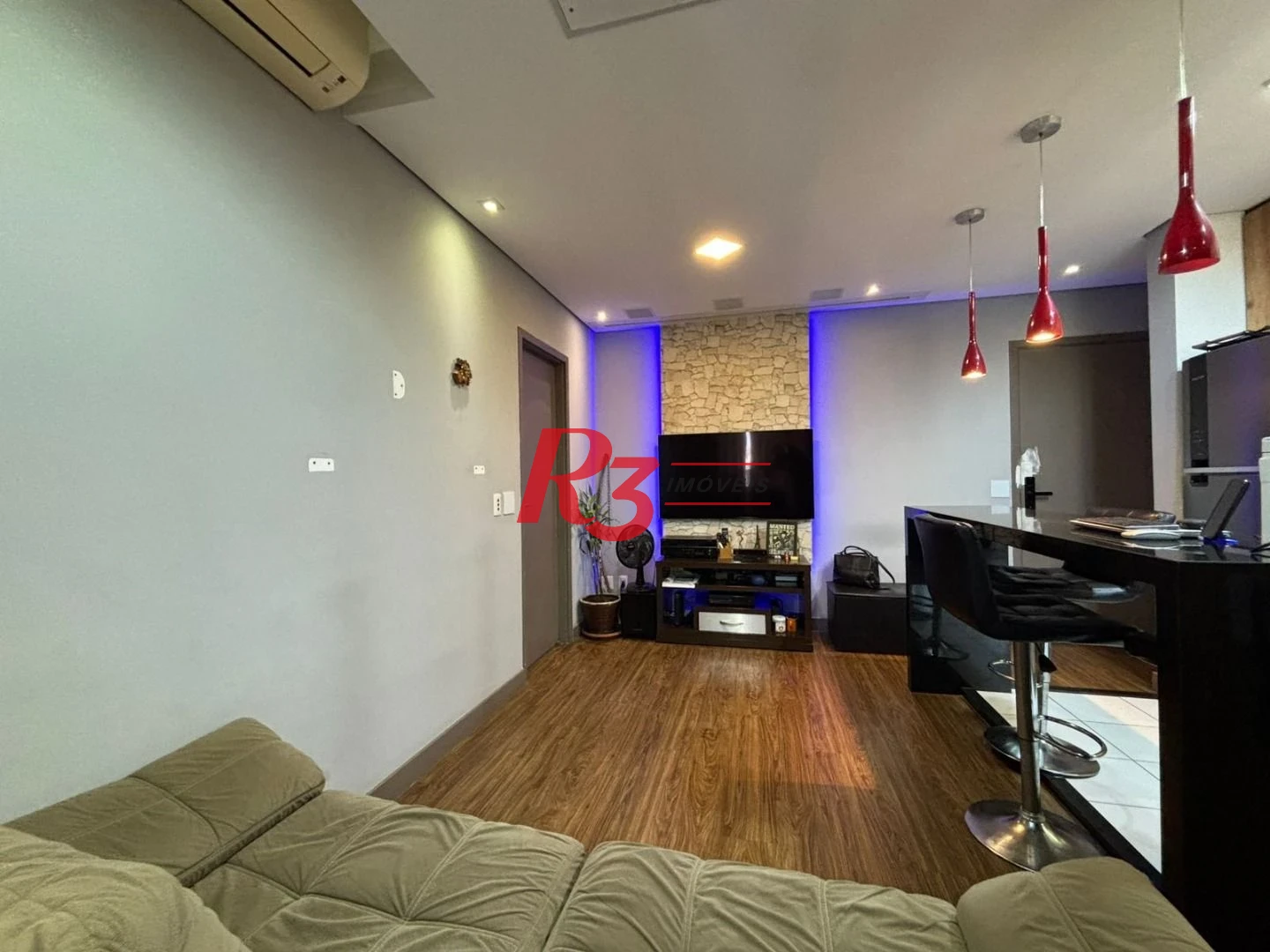 Apartamento com 1 dormitório à venda, 50 m² por R$ 420.000,00 - Vila Matias - Santos/SP