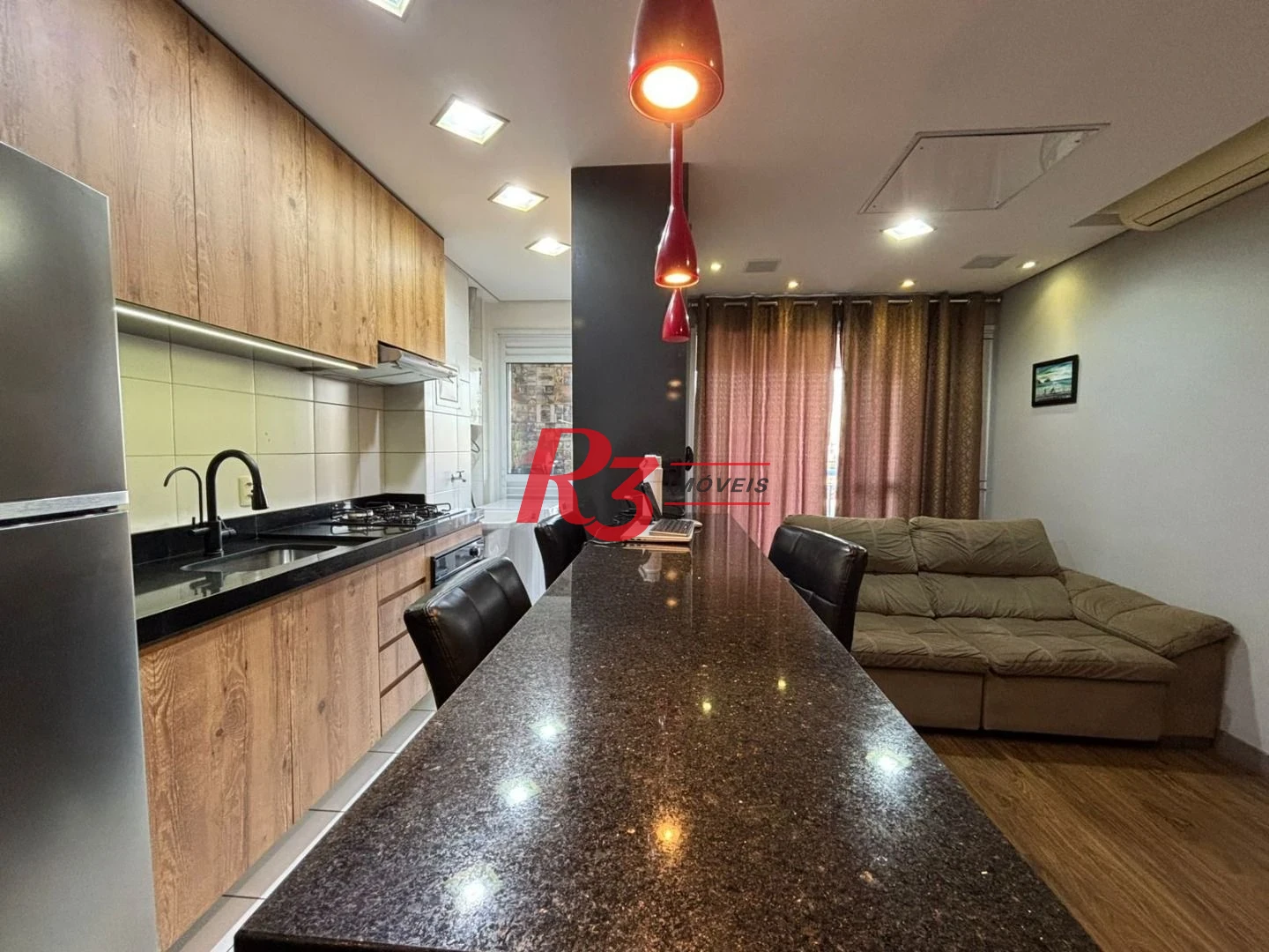 Apartamento com 1 dormitório à venda, 50 m² por R$ 420.000,00 - Vila Matias - Santos/SP