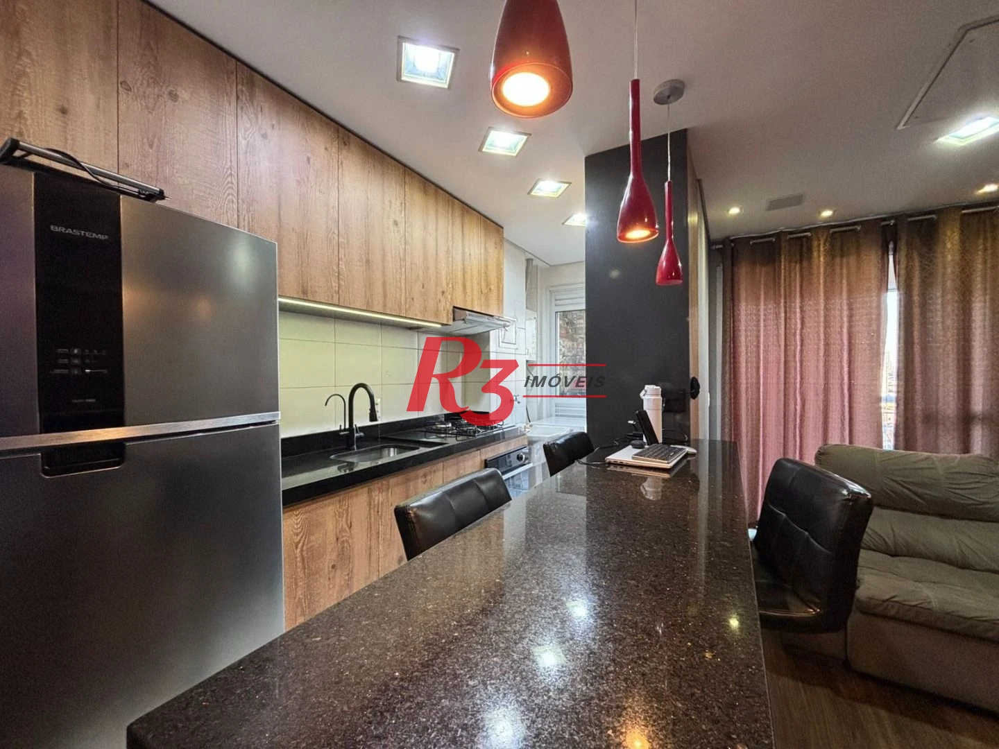 Apartamento com 1 dormitório à venda, 50 m² por R$ 420.000,00 - Vila Matias - Santos/SP
