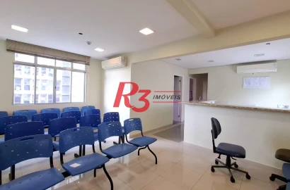 Sala à venda, 135 m² por R$ 750.000,00 - Gonzaga - Santos/SP