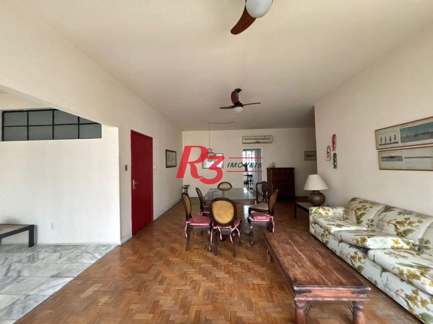 Apartamento para alugar, 175 m² por R$ 6.000,00/mês - Boqueirão - Santos/SP