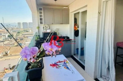 Apartamento à venda, 59 m² por R$ 580.000,00 - Macuco - Santos/SP