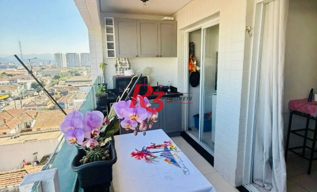 Apartamento à venda, 59 m² por R$ 580.000,00 - Macuco - Santos/SP