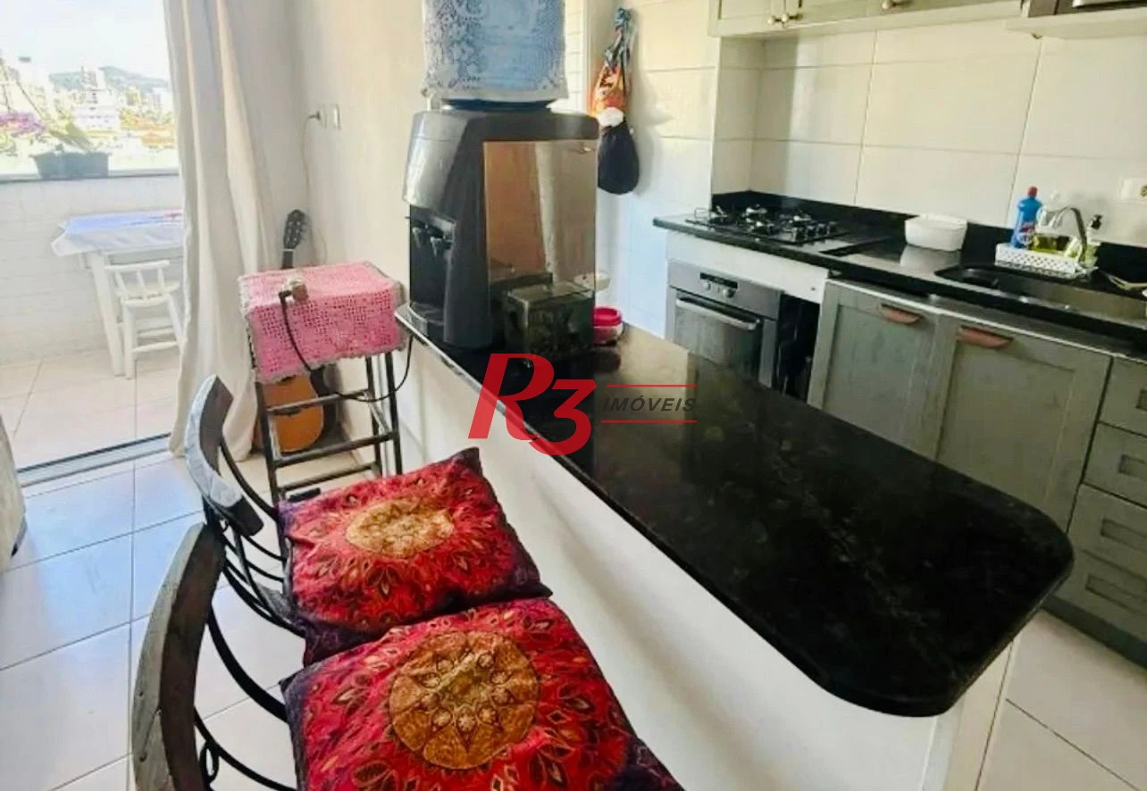 Apartamento à venda, 59 m² por R$ 580.000,00 - Macuco - Santos/SP