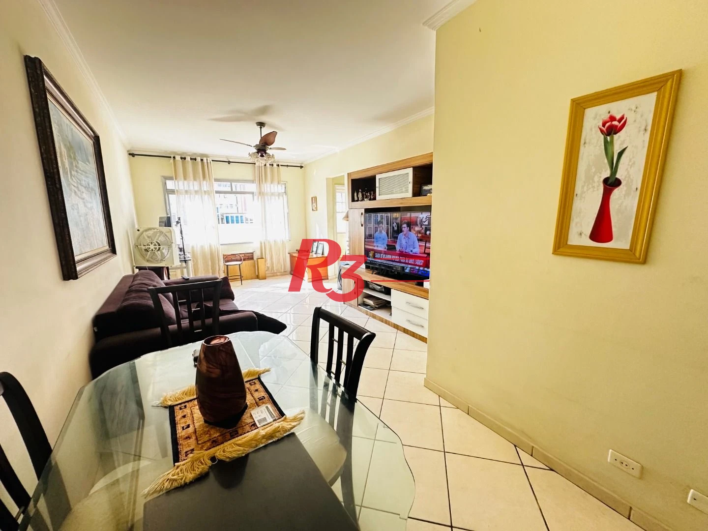 Apartamento com 3 dormitórios à venda, 104 m² por R$ 590.000,00 - Campo Grande - Santos/SP