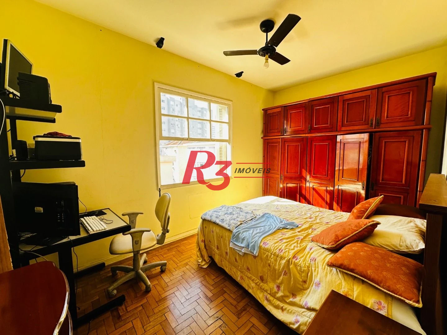 Apartamento com 3 dormitórios à venda, 104 m² por R$ 590.000,00 - Campo Grande - Santos/SP