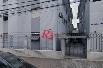 Apartamento com 2 dormitórios à venda, 72 m² por R$ 350.000,00 - Encruzilhada - Santos/SP