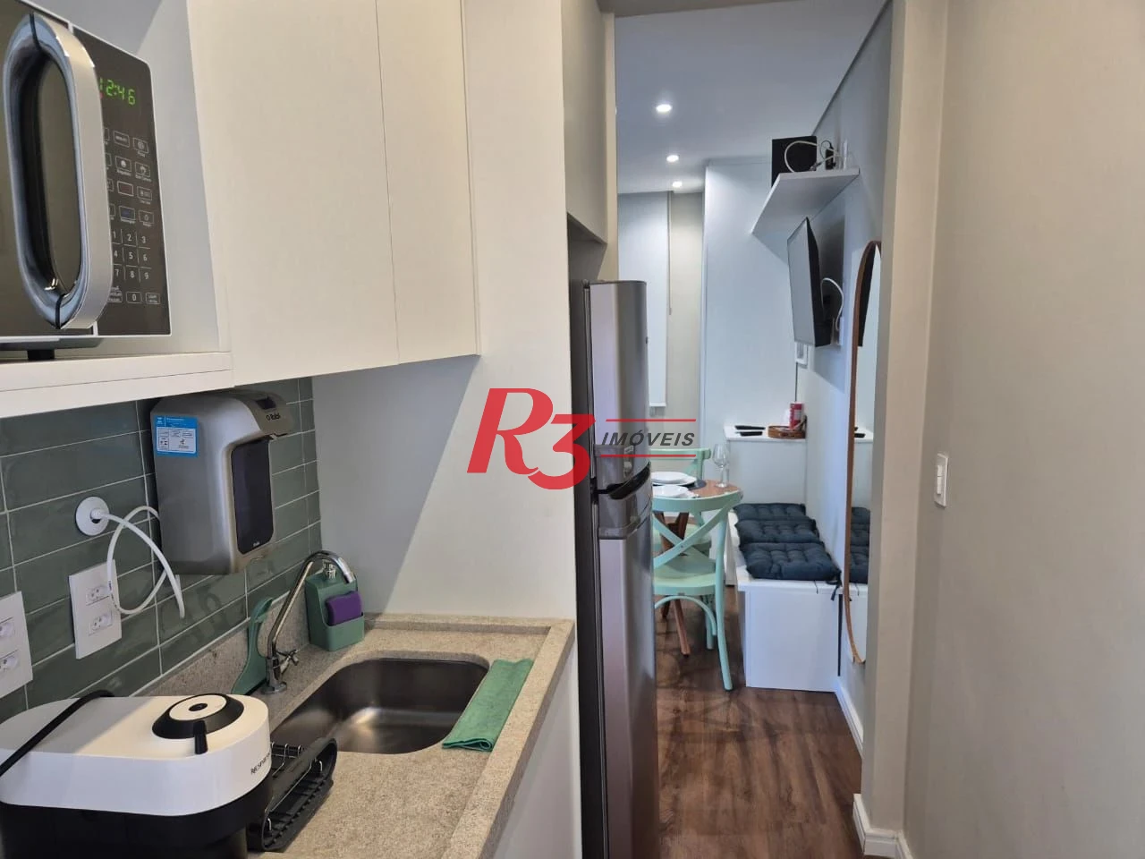 Studio à venda, 45 m² por R$ 430.000,00 - Boqueirão - Santos/SP