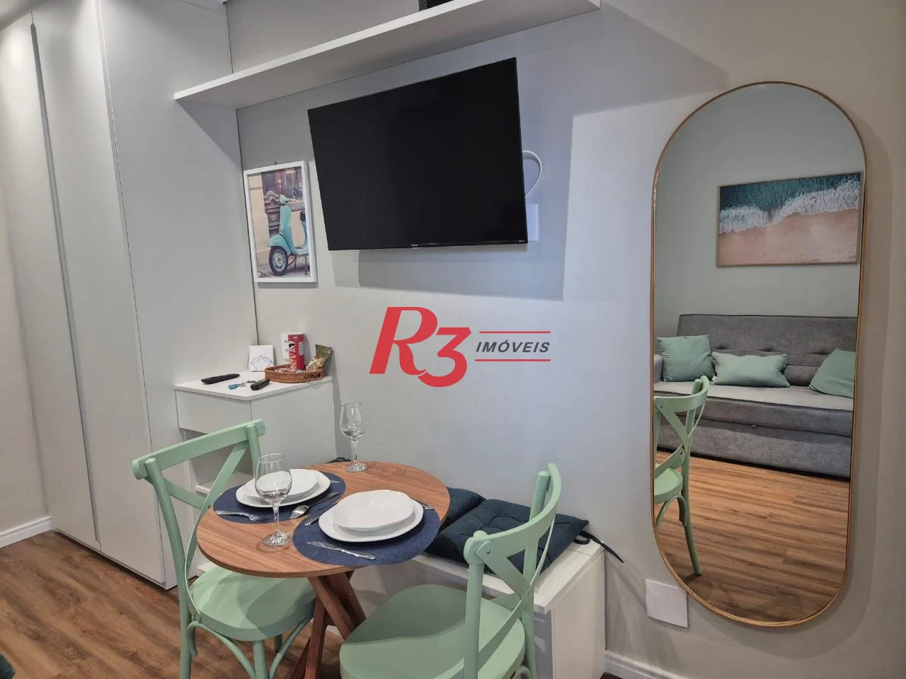 Studio à venda, 45 m² por R$ 430.000,00 - Boqueirão - Santos/SP