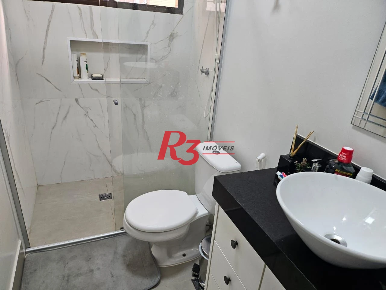 Apartamento com 1 dormitório à venda, 62 m² por R$ 575.000,00 - Aparecida - Santos/SP