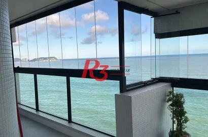 Apartamento com 3 dormitórios para alugar, 220 m² por R$ 10.000,00/mês - Acapulco - Guarujá/SP
