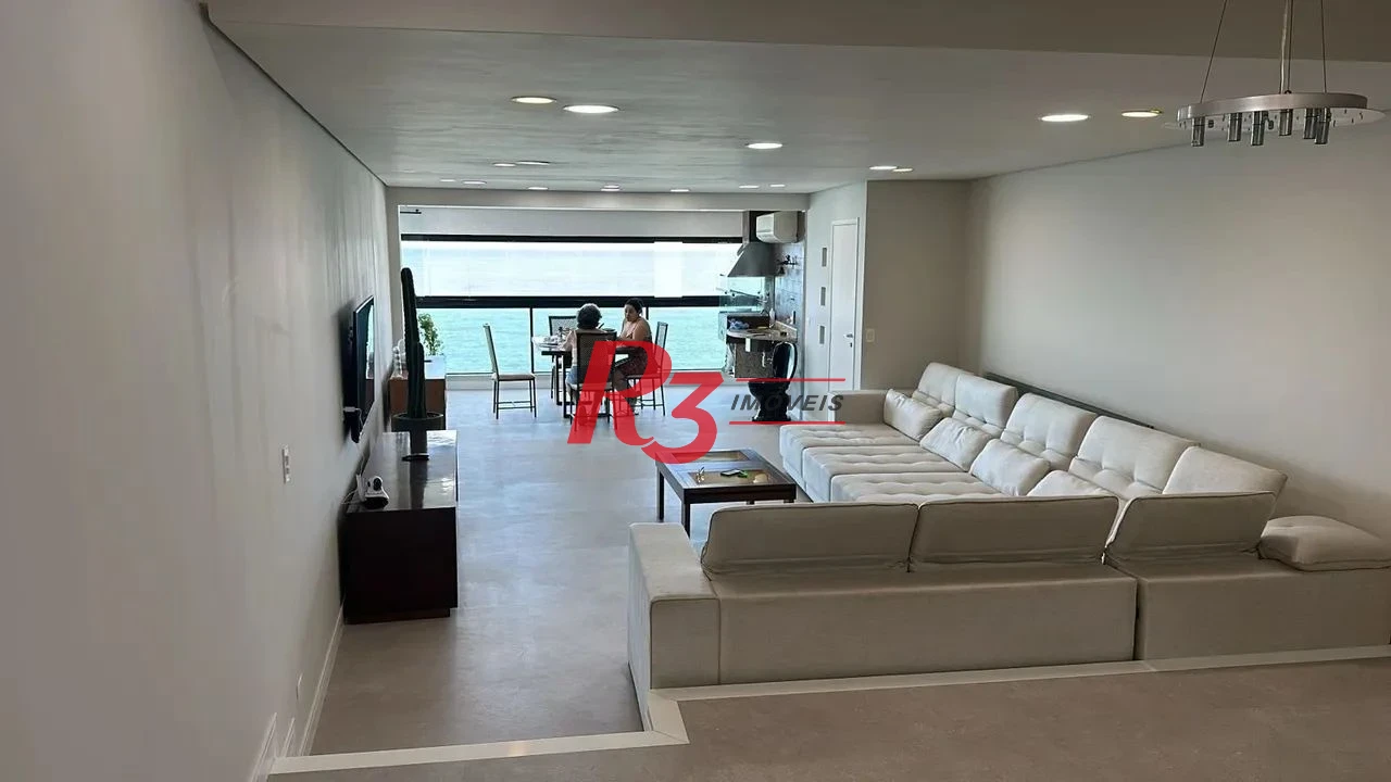 Apartamento com 3 dormitórios para alugar, 220 m² por R$ 10.000,00/mês - Acapulco - Guarujá/SP