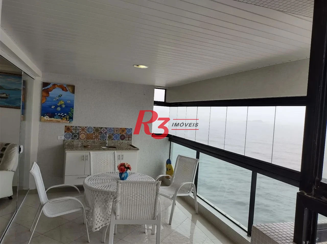 Apartamento com 3 dormitórios para alugar, 220 m² por R$ 10.000,00/mês - Acapulco - Guarujá/SP