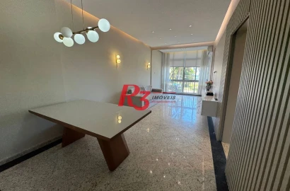Apartamento com 2 dormitórios para alugar, 107 m² por R$ 9.000,01/mês - Ponta da Praia - Santos/SP