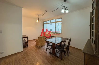 Apartamento com 2 dormitórios à venda, 89 m² por R$ 800.000,00 - Embaré - Santos/SP