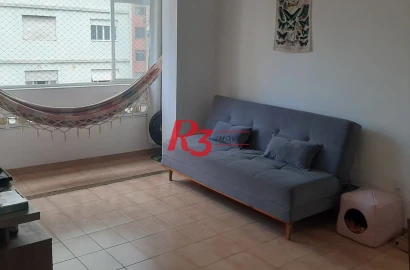 Apartamento com 1 dormitório à venda, 47 m² por R$ 300.000,00 - José Menino - Santos/SP