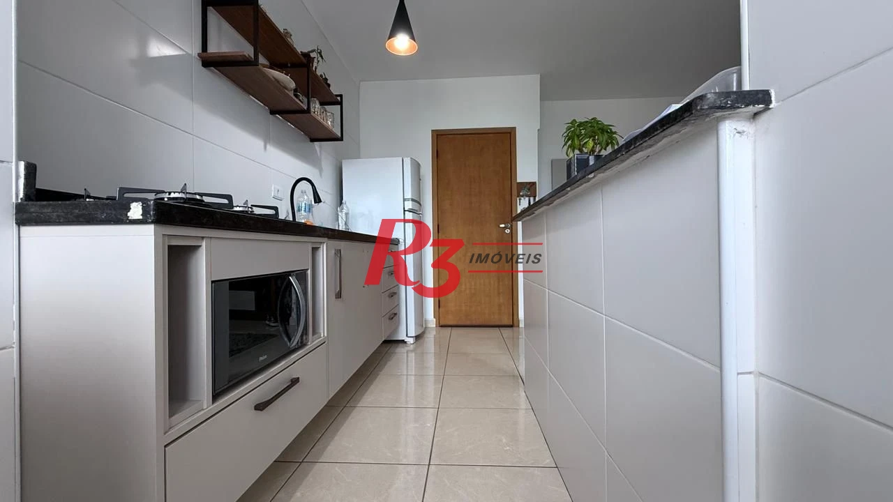 Apartamento com 1 dormitório, 42 m² - venda por R$ 370.000,00 ou aluguel por R$ 3.500,00/mês - Macuco - Santos/SP