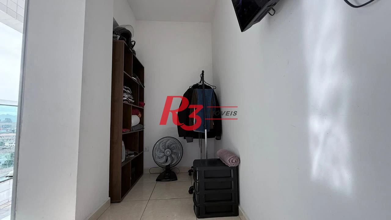 Apartamento com 1 dormitório, 42 m² - venda por R$ 370.000,00 ou aluguel por R$ 3.500,00/mês - Macuco - Santos/SP