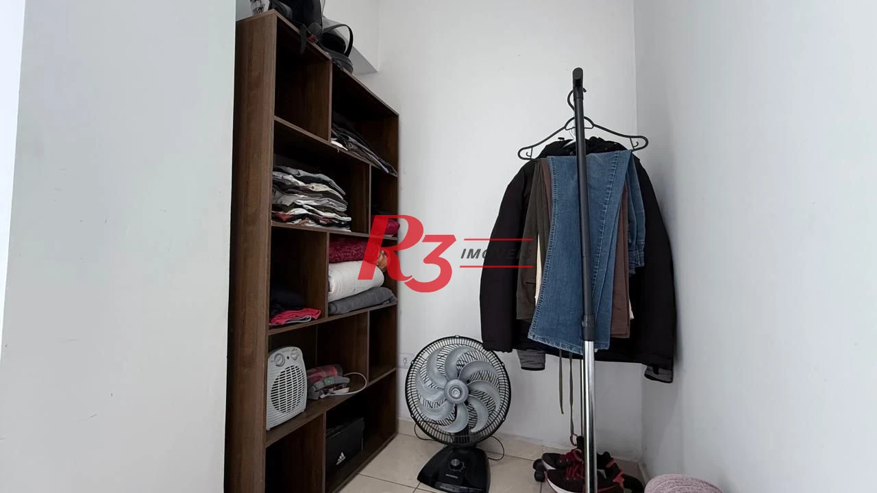 Apartamento com 1 dormitório, 42 m² - venda por R$ 370.000,00 ou aluguel por R$ 3.500,00/mês - Macuco - Santos/SP