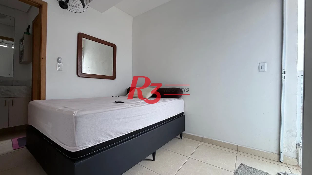 Apartamento com 1 dormitório, 42 m² - venda por R$ 370.000,00 ou aluguel por R$ 3.500,00/mês - Macuco - Santos/SP
