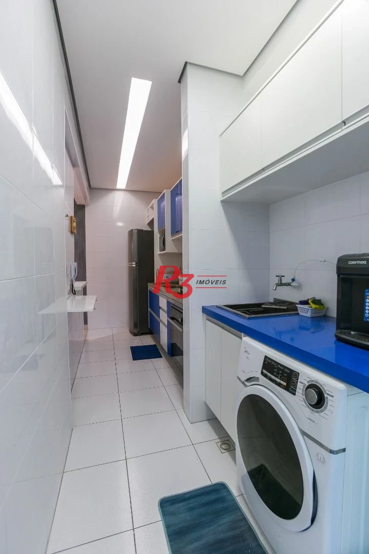 Apartamento com 1 dormitório à venda, 54 m² por R$ 735.000,00 - José Menino - Santos/SP