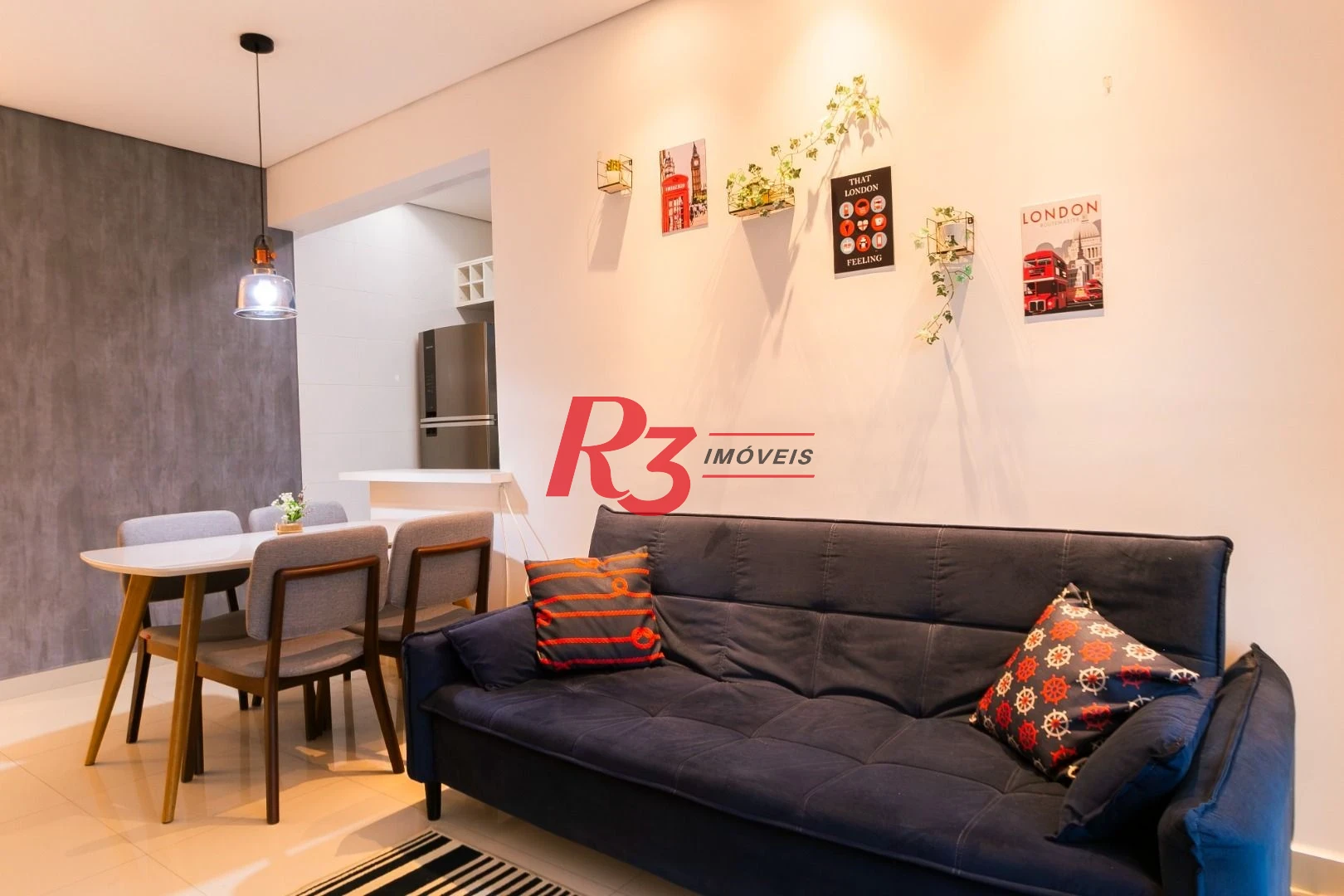 Apartamento com 1 dormitório à venda, 54 m² por R$ 735.000,00 - José Menino - Santos/SP