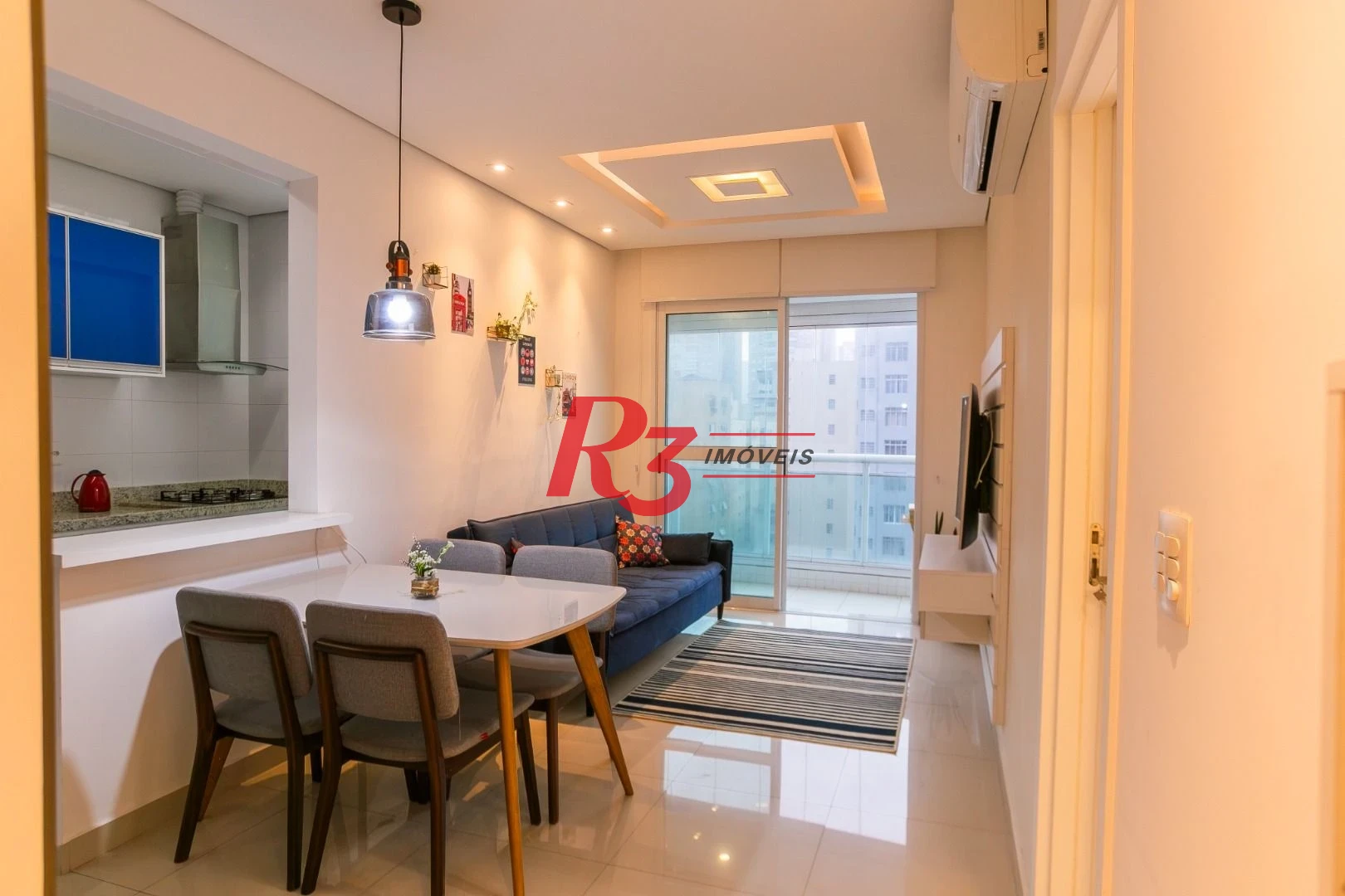 Apartamento com 1 dormitório à venda, 54 m² por R$ 735.000,00 - José Menino - Santos/SP