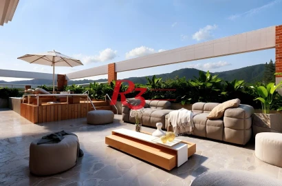 Cobertura à venda, 323 m² por R$ 4.000.000,00 - Canto do Forte - Praia Grande/SP