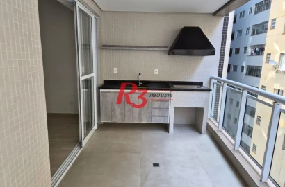 Apartamento à venda, 91 m² por R$ 1.480.000,00 - Boqueirão - Santos/SP