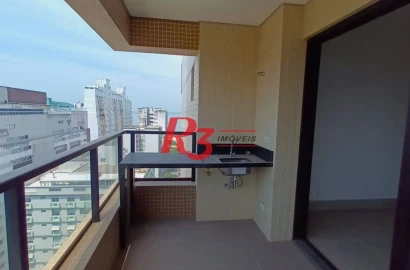 Apartamento à venda, 75 m² por R$ 1.066.420,00 - José Menino - Santos/SP