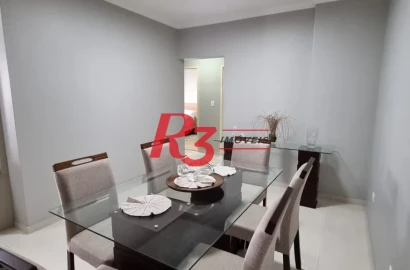 Apartamento com 3 dormitórios à venda, 107 m² por R$ 1.150.000,00 - Embaré - Santos/SP