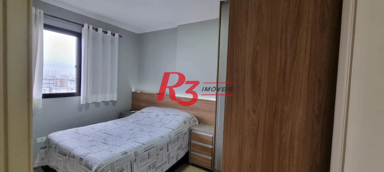 Apartamento com 3 dormitórios à venda, 107 m² por R$ 1.150.000,00 - Embaré - Santos/SP
