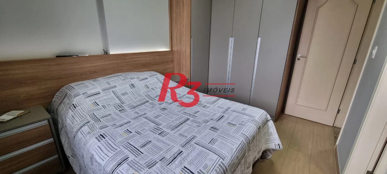 Apartamento com 3 dormitórios à venda, 107 m² por R$ 1.150.000,00 - Embaré - Santos/SP