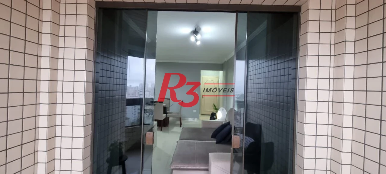 Apartamento com 3 dormitórios à venda, 107 m² por R$ 1.150.000,00 - Embaré - Santos/SP