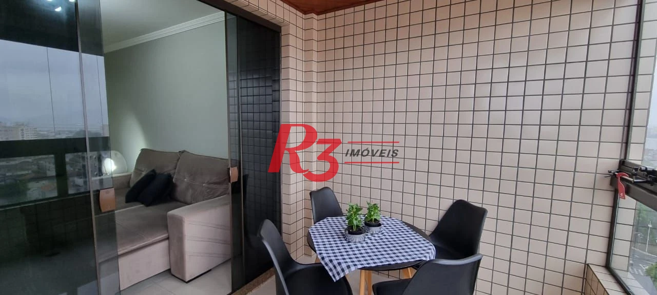Apartamento com 3 dormitórios à venda, 107 m² por R$ 1.150.000,00 - Embaré - Santos/SP