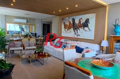 Apartamento com 3 dormitórios à venda, 157 m² por R$ 2.500.000,00 - Ponta da Praia - Santos/SP