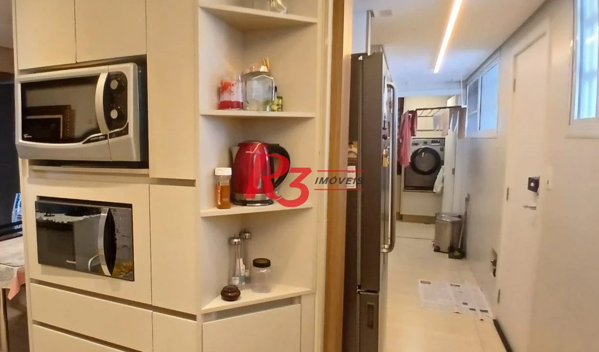 Apartamento com 3 dormitórios à venda, 157 m² por R$ 2.500.000,00 - Ponta da Praia - Santos/SP