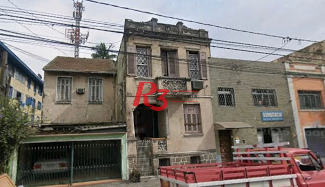 Terreno à venda, 300 m² por R$ 560.000,00 - Macuco - Santos/SP