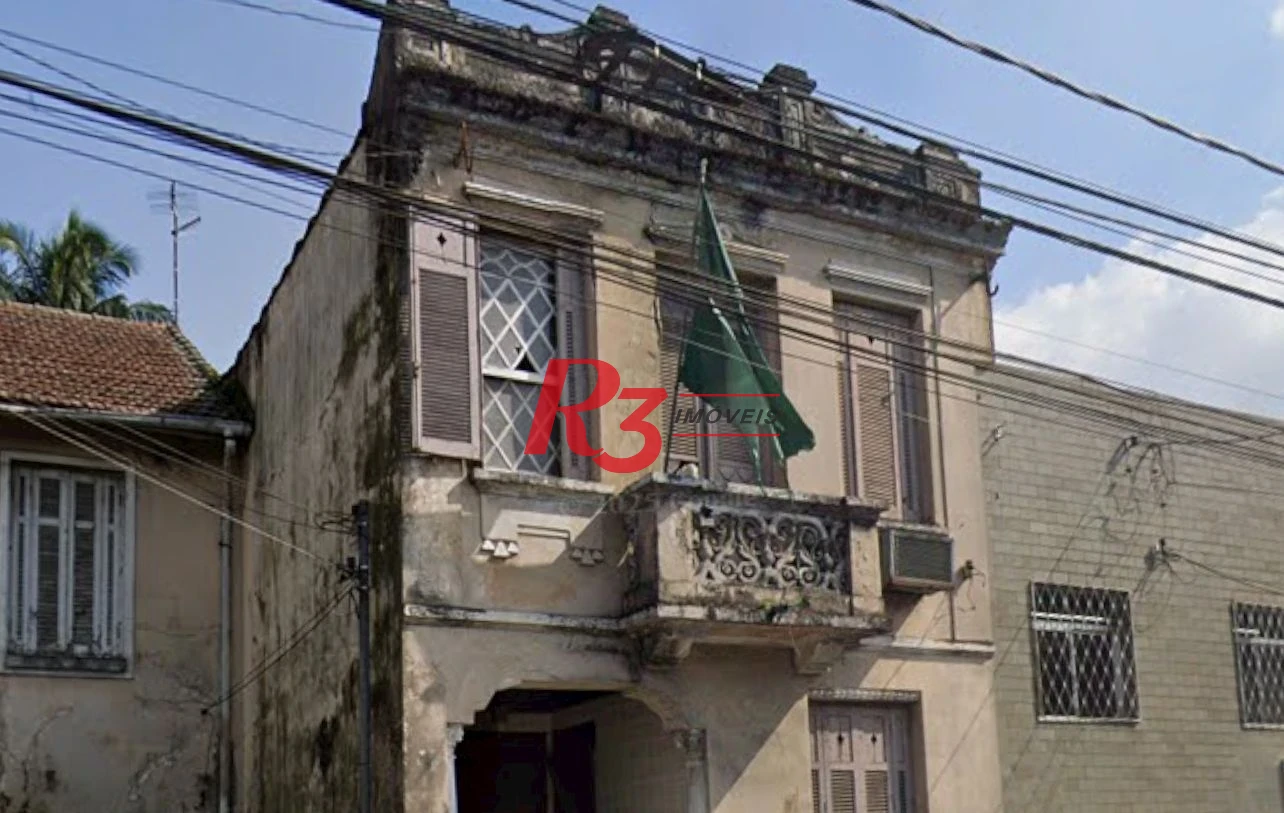 Terreno à venda, 300 m² por R$ 560.000,00 - Macuco - Santos/SP