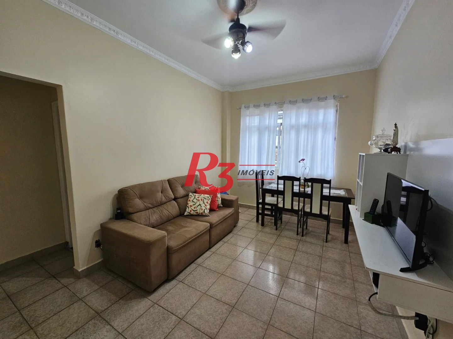 Apartamento à venda, 74 m² por R$ 330.000,00 - Encruzilhada - Santos/SP
