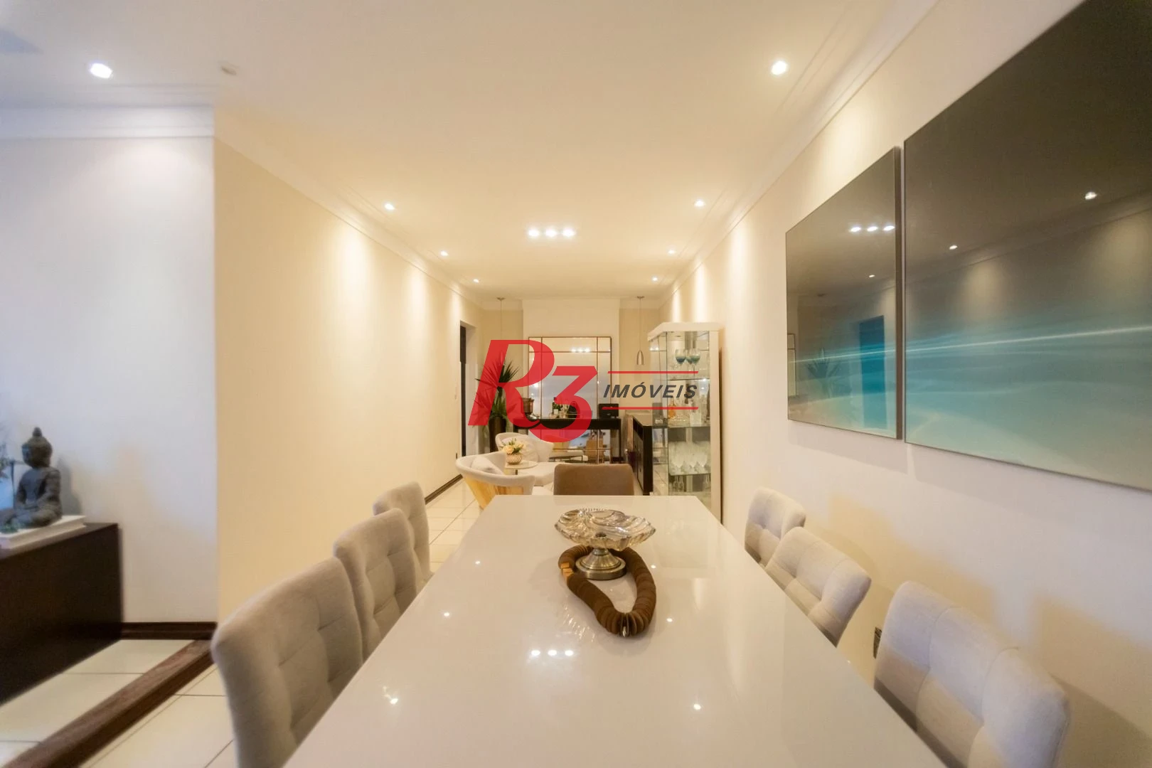 Apartamento com 3 dormitórios à venda, 146 m² por R$ 1.190.000,00 - Embaré - Santos/SP