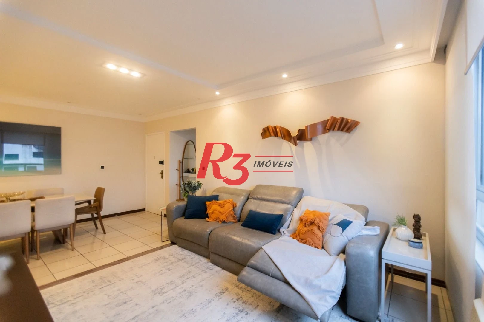 Apartamento com 3 dormitórios à venda, 146 m² por R$ 1.190.000,00 - Embaré - Santos/SP