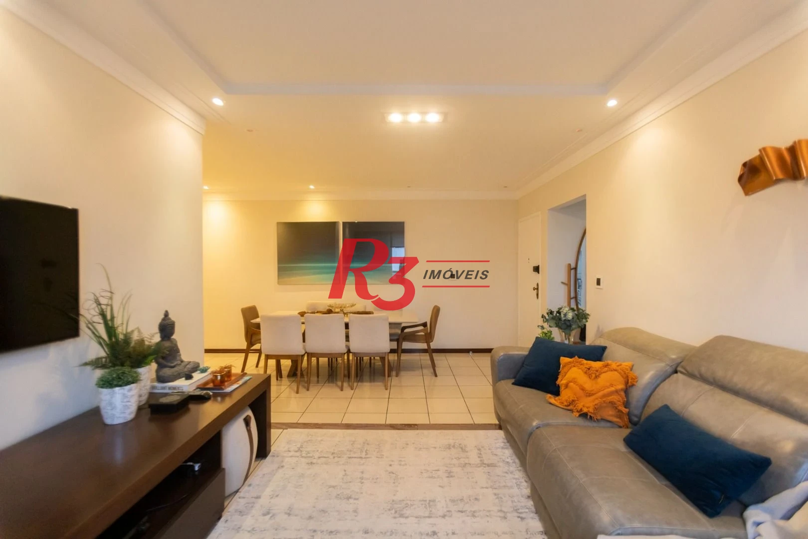 Apartamento com 3 dormitórios à venda, 146 m² por R$ 1.190.000,00 - Embaré - Santos/SP