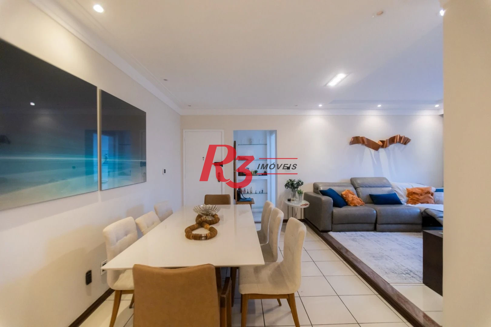 Apartamento com 3 dormitórios à venda, 146 m² por R$ 1.190.000,00 - Embaré - Santos/SP