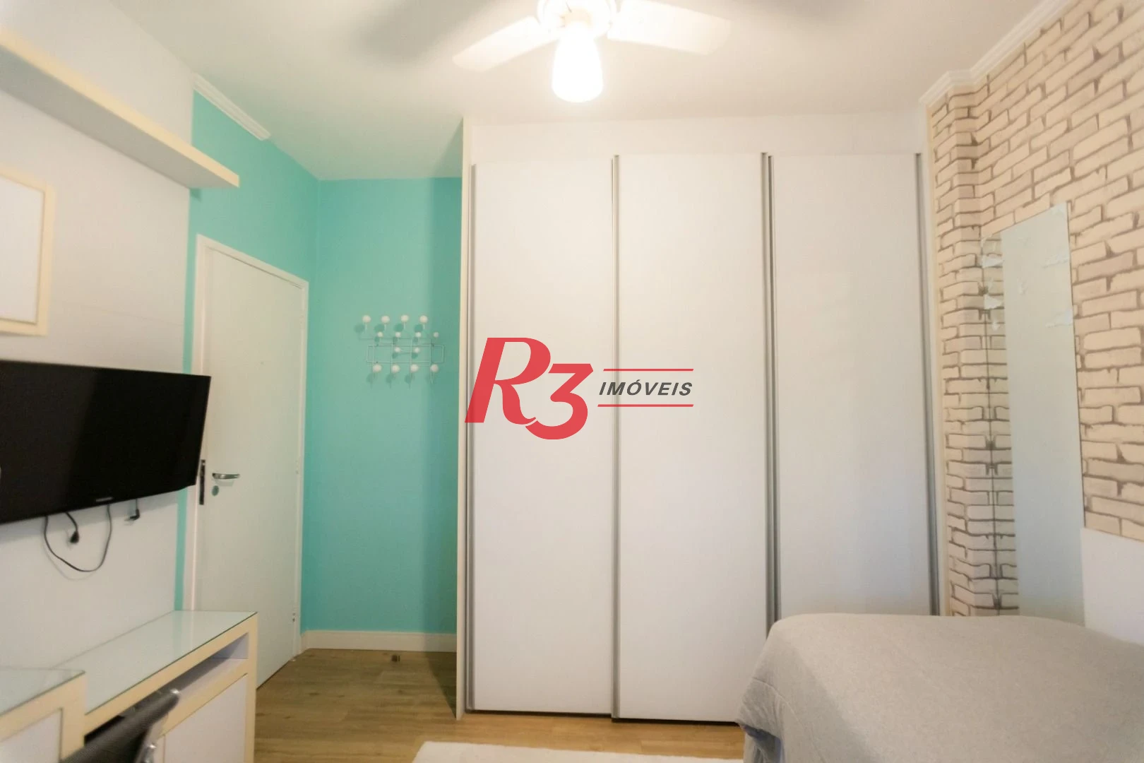 Apartamento com 3 dormitórios à venda, 146 m² por R$ 1.190.000,00 - Embaré - Santos/SP