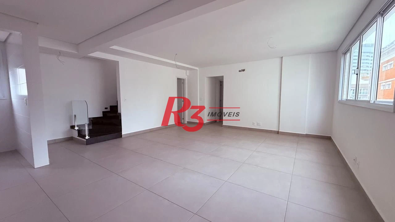 Cobertura à venda, 209 m² por R$ 2.769.228,00 - Boqueirão - Santos/SP
