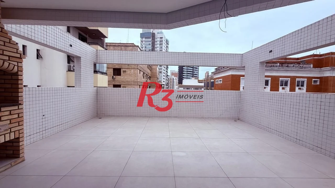 Cobertura à venda, 209 m² por R$ 2.769.228,00 - Boqueirão - Santos/SP