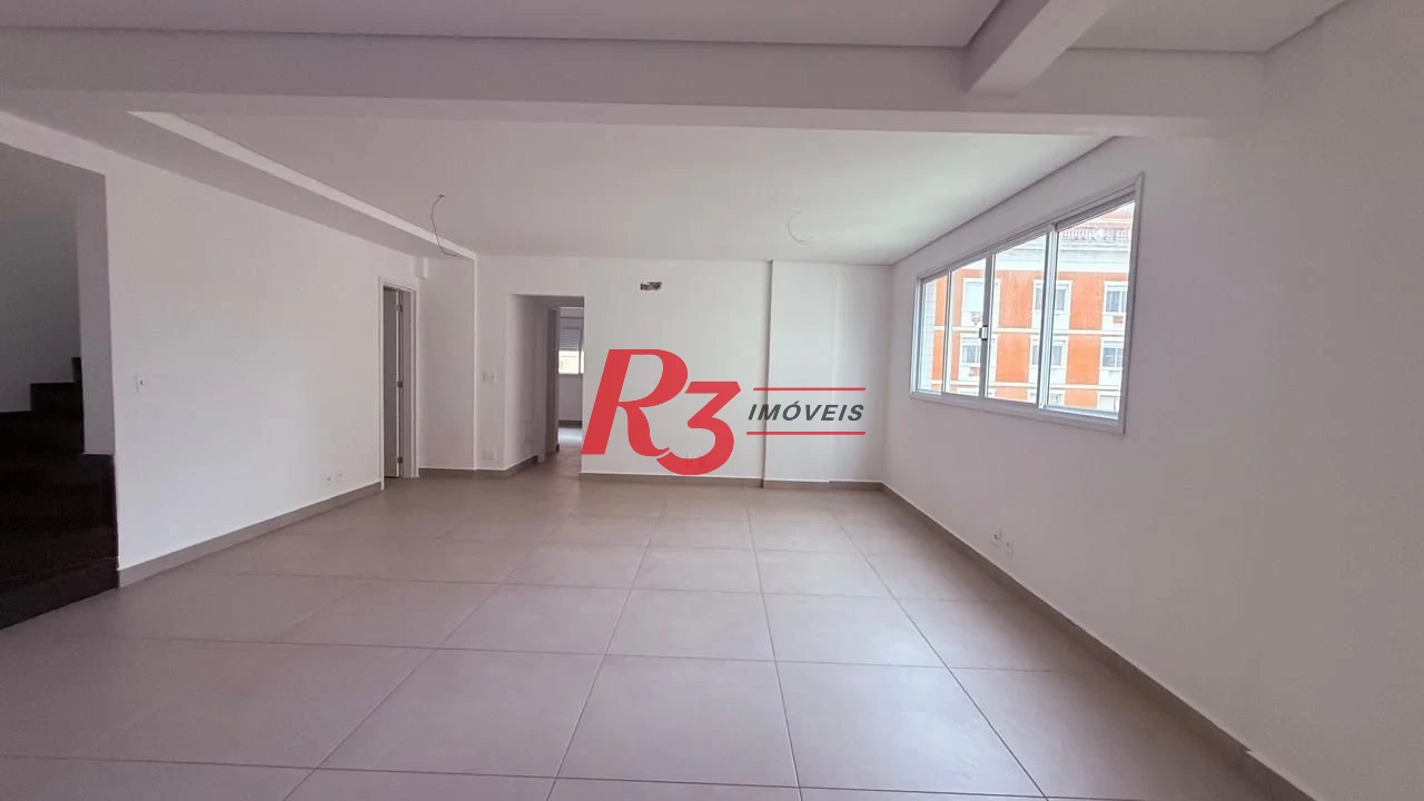 Cobertura à venda, 209 m² por R$ 2.769.228,00 - Boqueirão - Santos/SP