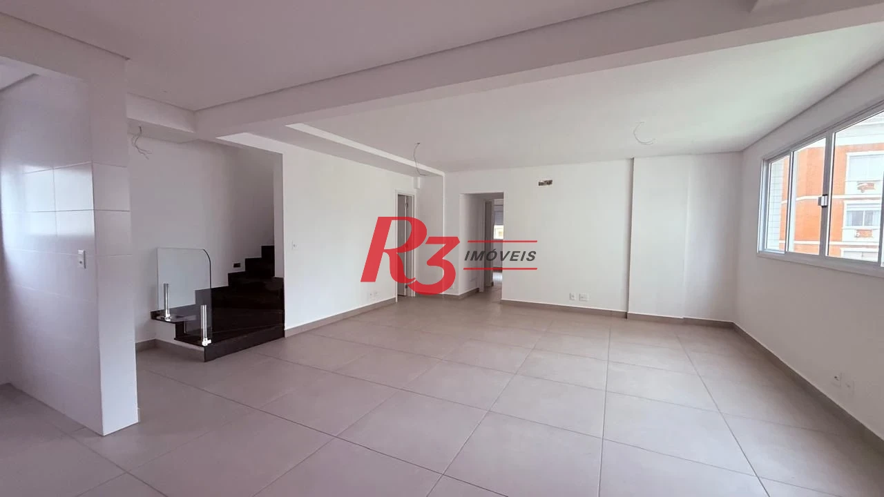 Cobertura à venda, 209 m² por R$ 2.769.228,00 - Boqueirão - Santos/SP