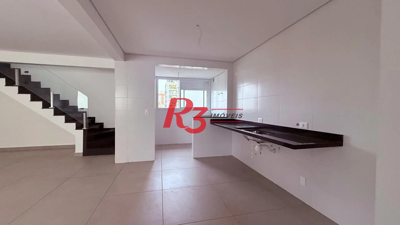 Cobertura à venda, 220 m² por R$ 2.915.880,00 - Boqueirão - Santos/SP